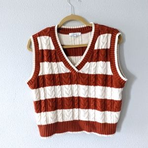 Striped Sweater Vest